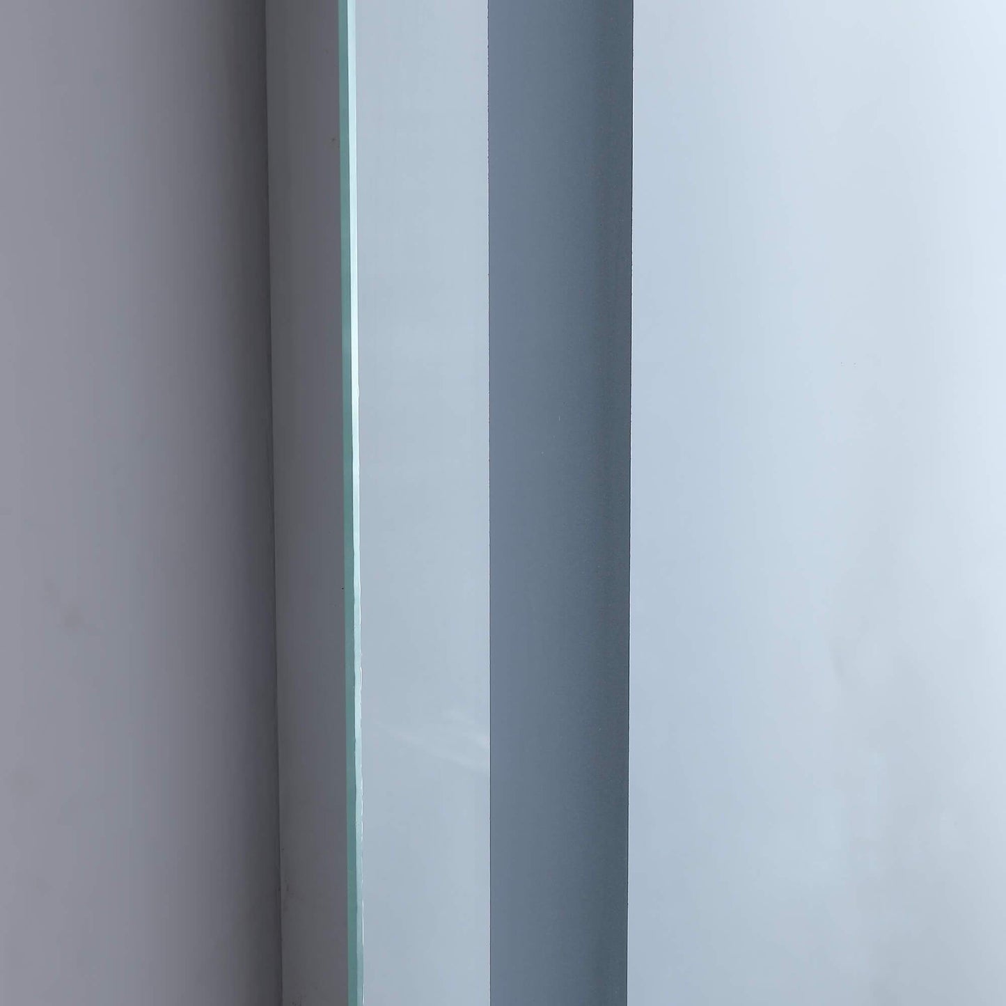 LED Lighted Bathroom Wall Mounted Mirror with High Lumen+Anti-Fog Separately Control+Dimmer Function
