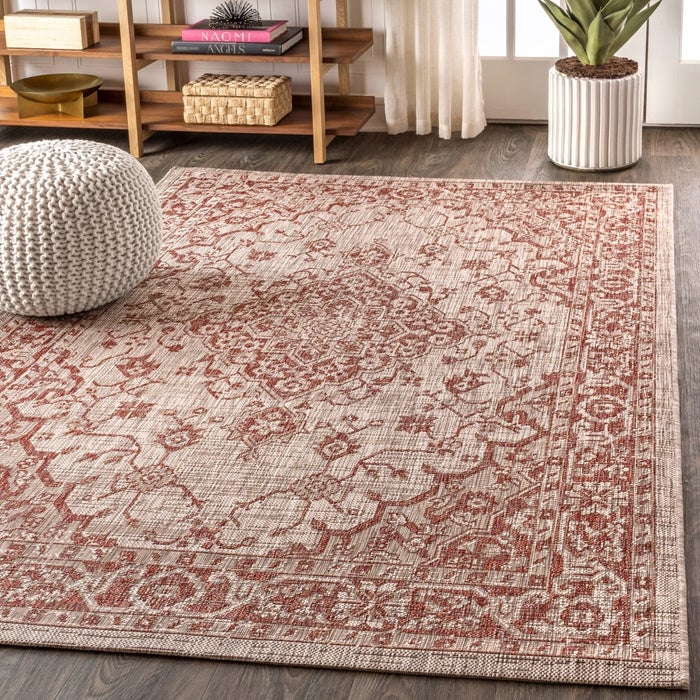 Vintage Textured Area Rug