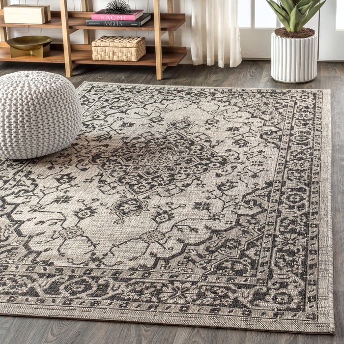Vintage Textured Area Rug