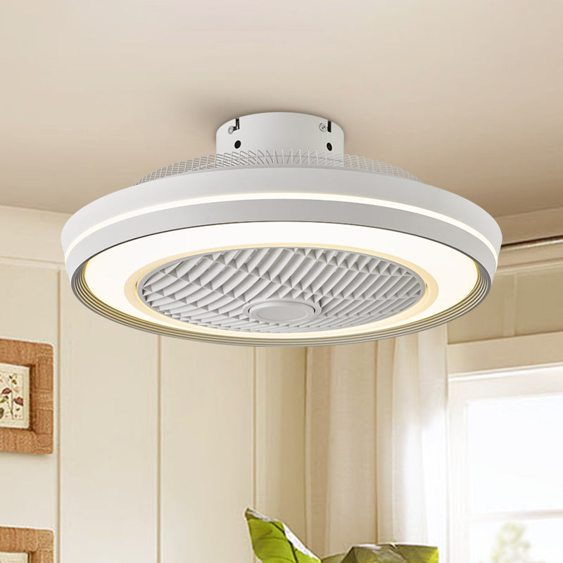 LUDOMIDE Bladeless Ceiling Fans with Lights