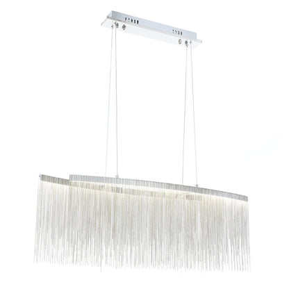 Aluminum Tassel Linear Pendant Lighting