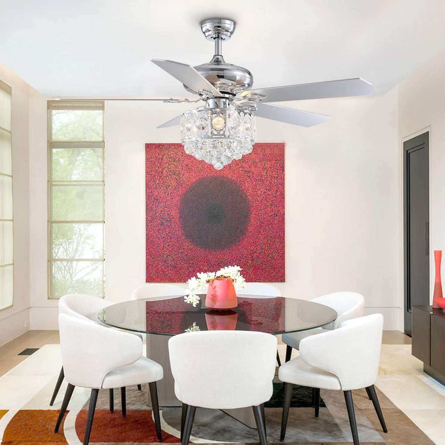 Modern Ceiling Fan With Bright Light