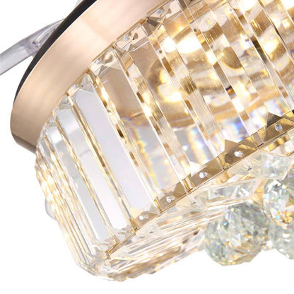 Retractable Ceiling Fan and Light