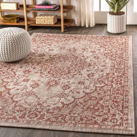 Vintage Textured Area Rug